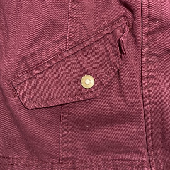 Maroon utility jacket - Picture 2 of 7